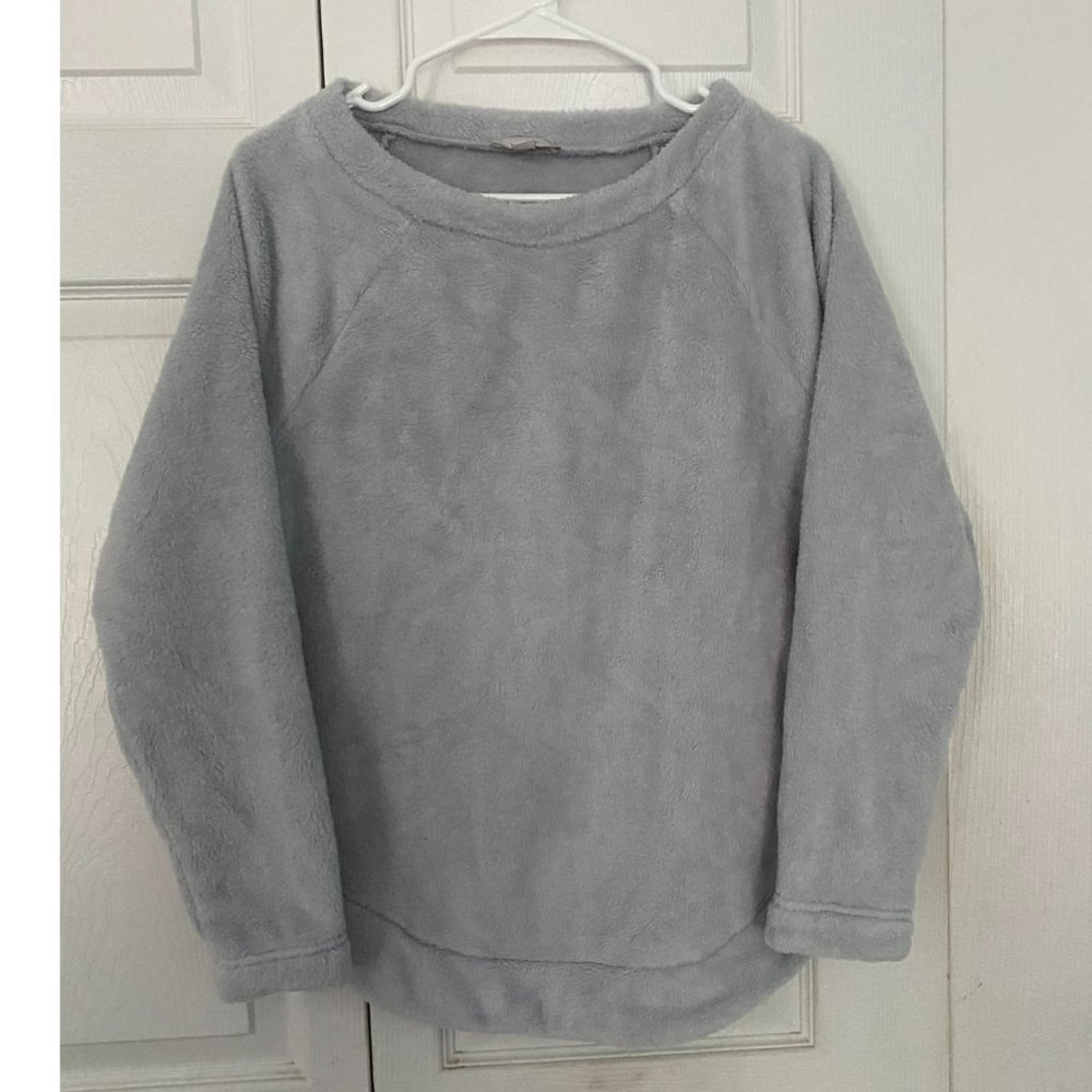 LOFT Grey Fuzzy Sweater